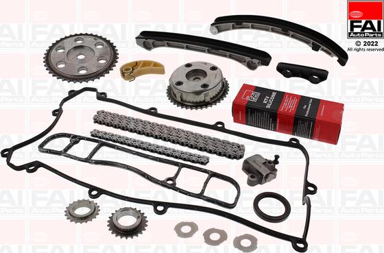 FAI AutoParts TCK363VVT - Комплект цепи привода распредвала abcparts.ee