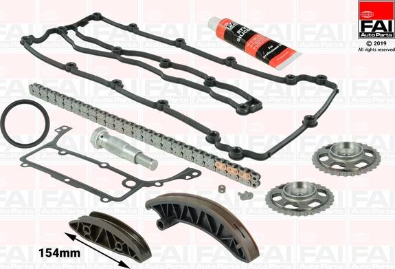 FAI AutoParts TCK227L - Комплект цепи привода распредвала abcparts.ee