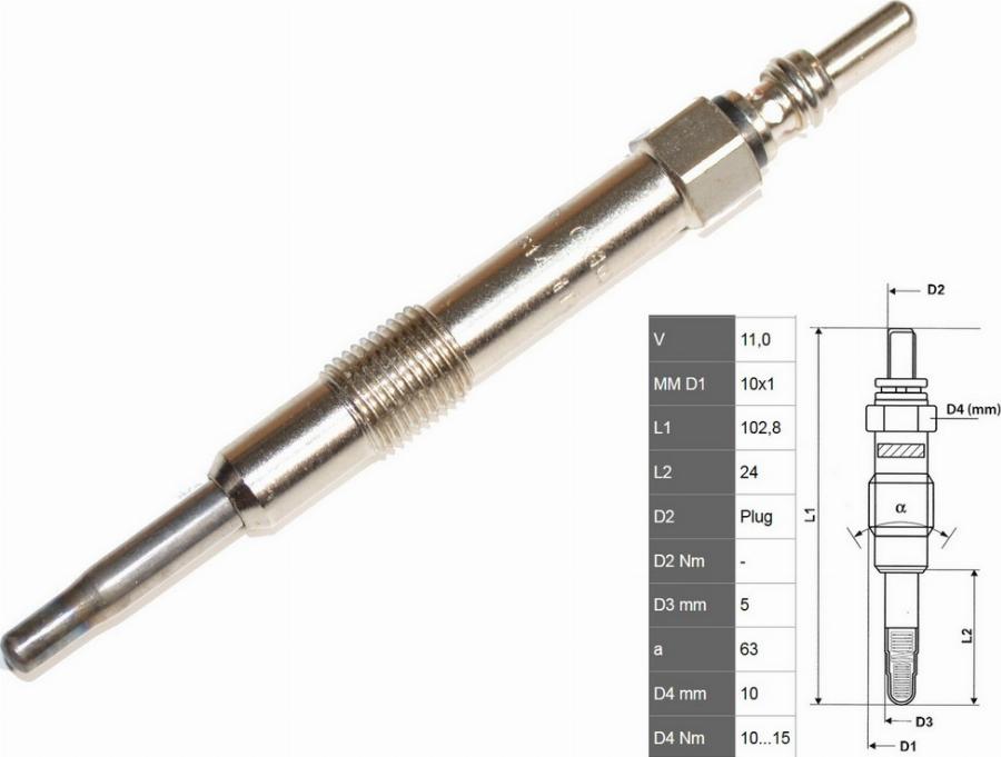Fast FT82703 - Свеча накаливания abcparts.ee