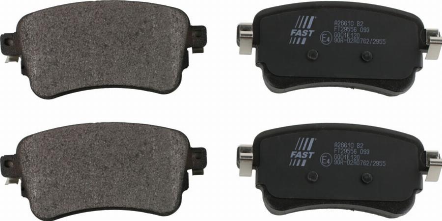 Fast FT29556 - Тормозные колодки, дисковые, комплект abcparts.ee