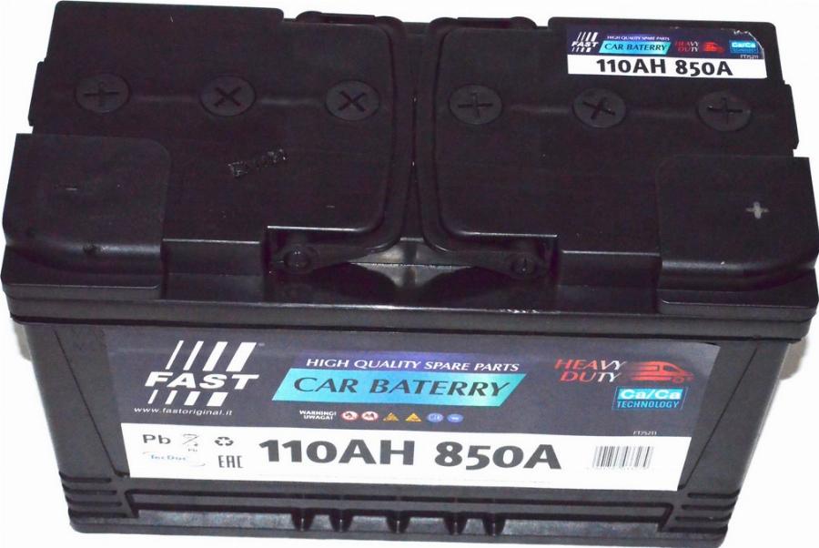 Fast FT75211 - Стартерная аккумуляторная батарея, АКБ abcparts.ee