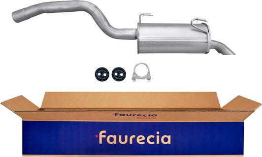 Faurecia FS15511 - Глушитель выхлопных газов, конечный abcparts.ee