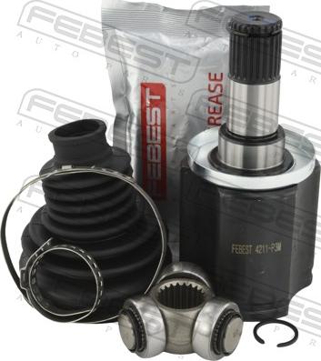 Febest 4211-P3M - Комплект ШРУСа, приводной вал, шарнир abcparts.ee