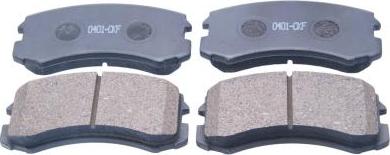 Febest 0401-CKF - Тормозные колодки, дисковые, комплект abcparts.ee