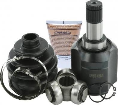 Febest 0411-DJ24 - Комплект ШРУСа, приводной вал, шарнир abcparts.ee