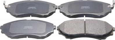 Febest 0501-BT50F - Тормозные колодки, дисковые, комплект abcparts.ee