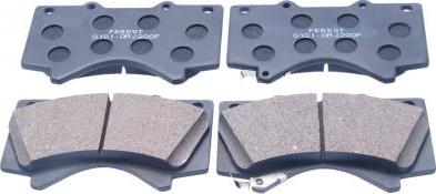 Febest 0101-GRJ200F - Тормозные колодки, дисковые, комплект abcparts.ee
