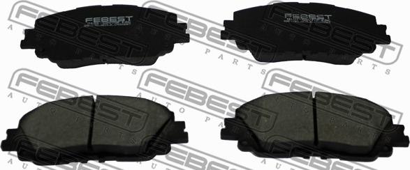 Febest 0101-GSV70F - Тормозные колодки, дисковые, комплект abcparts.ee