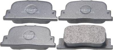Febest 0101-MCV20R - Тормозные колодки, дисковые, комплект abcparts.ee