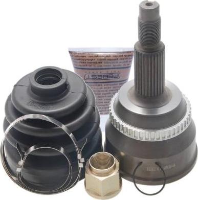 Febest 0110-MHU38A48 - Комплект ШРУСа, приводной вал, шарнир abcparts.ee