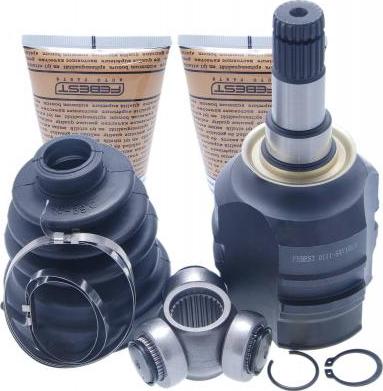 Febest 0111-SXV10LH - Комплект ШРУСа, приводной вал, шарнир abcparts.ee