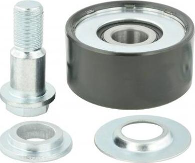 Febest 0188-VDJ200S - Ролик, поликлиновый ремень abcparts.ee
