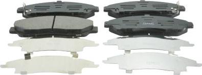 Febest 0301-YD2F - Тормозные колодки, дисковые, комплект abcparts.ee