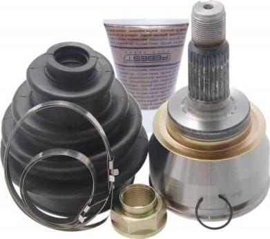 Febest 1910-R50 - Комплект ШРУСа, приводной вал, шарнир abcparts.ee