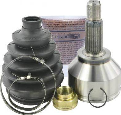 Febest 1910-R60 - Комплект ШРУСа, приводной вал, шарнир abcparts.ee