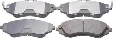 Febest 1001-J150F - Тормозные колодки, дисковые, комплект abcparts.ee