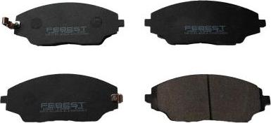 Febest 1001-T300F - Тормозные колодки, дисковые, комплект abcparts.ee