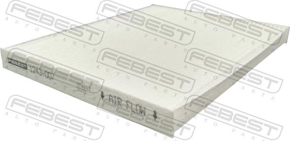 Febest 1243-007 - Фильтр воздуха в салоне abcparts.ee