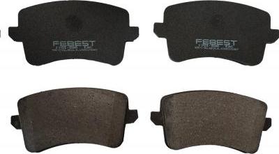 Febest 1701-B8R - Тормозные колодки, дисковые, комплект abcparts.ee
