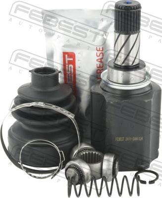 Febest 2411-SANIILH - Комплект ШРУСа, приводной вал, шарнир abcparts.ee