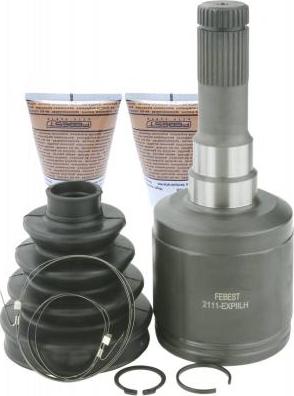 Febest 2111-EXPIILH - Комплект ШРУСа, приводной вал, шарнир abcparts.ee