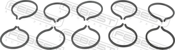 Febest CC-3-25X1-PCS10 - Монтажный комплект, сильфон приводного вала abcparts.ee