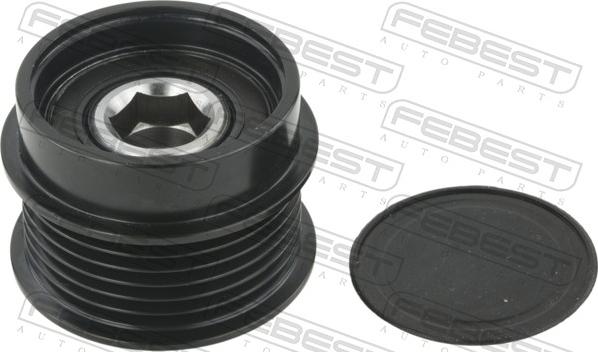 Febest TDS-ZRE150 - Шкив генератора, муфта abcparts.ee
