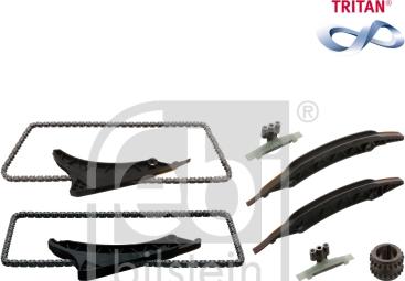 FEBI Bilstein 44762 - Комплект цепи привода распредвала abcparts.ee