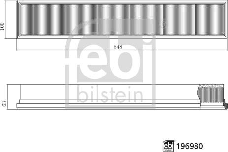 Febi Bilstein 196980 - Фильтр воздуха в салоне abcparts.ee