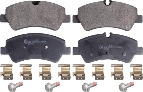 FEBI Bilstein 16963 - Тормозные колодки, дисковые, комплект abcparts.ee