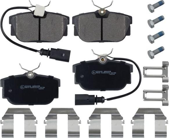 Febi Bilstein 16408 - Тормозные колодки, дисковые, комплект abcparts.ee