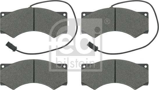 FEBI Bilstein 16593 - Тормозные колодки, дисковые, комплект abcparts.ee