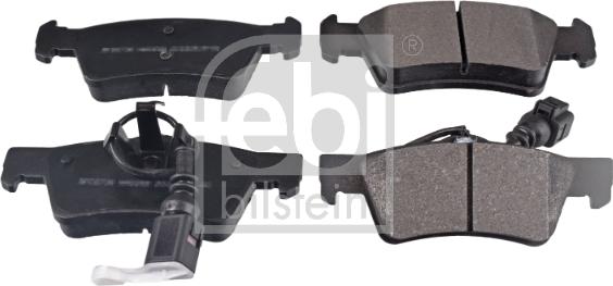 FEBI Bilstein 16669 - Тормозные колодки, дисковые, комплект abcparts.ee