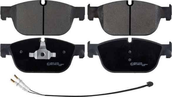 FEBI Bilstein 16862 - Тормозные колодки, дисковые, комплект abcparts.ee