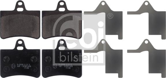 FEBI Bilstein 16832 - Тормозные колодки, дисковые, комплект abcparts.ee