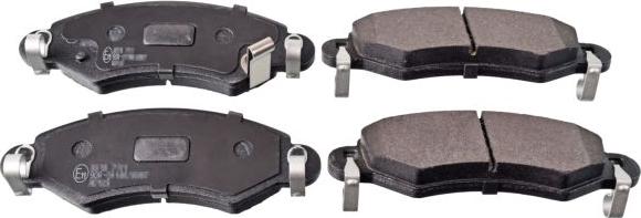 FEBI Bilstein 16387 - Тормозные колодки, дисковые, комплект abcparts.ee