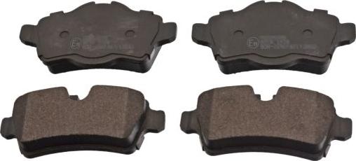 FEBI Bilstein 16742 - Тормозные колодки, дисковые, комплект abcparts.ee