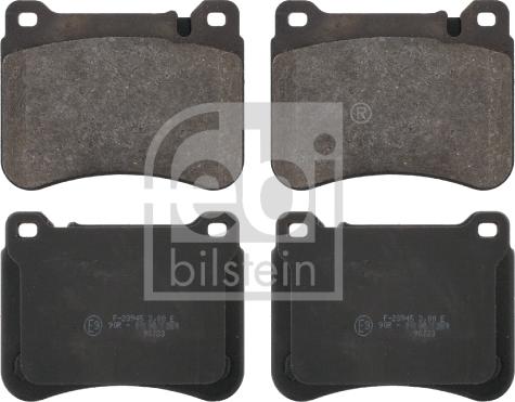 FEBI Bilstein 16751 - Тормозные колодки, дисковые, комплект abcparts.ee