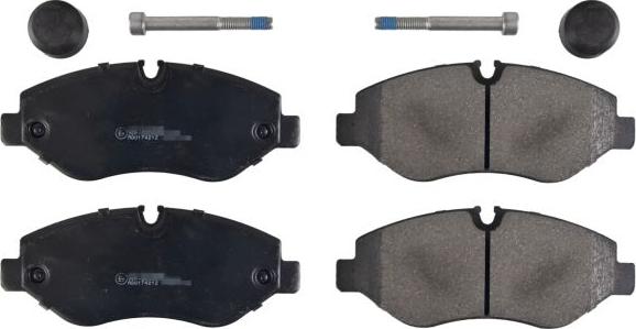 FEBI Bilstein 16710 - Тормозные колодки, дисковые, комплект abcparts.ee