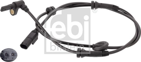 FEBI Bilstein 106083 - ABS датчик, частота вращения колеса abcparts.ee