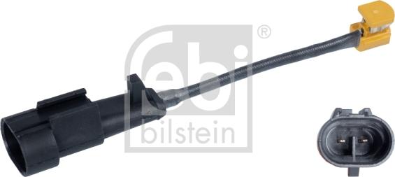 FEBI Bilstein 106207 - Сигнализатор, износ тормозных колодок abcparts.ee