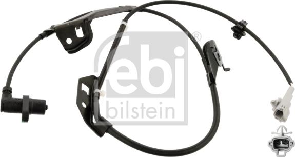 FEBI Bilstein 107746 - ABS датчик, частота вращения колеса abcparts.ee