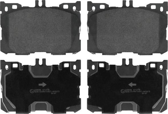 Febi Bilstein 116428 - Тормозные колодки, дисковые, комплект abcparts.ee