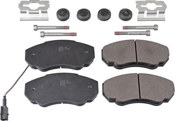 FEBI Bilstein 116049 - Тормозные колодки, дисковые, комплект abcparts.ee