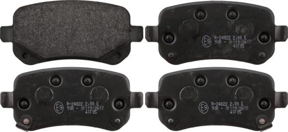 FEBI Bilstein 116060 - Тормозные колодки, дисковые, комплект abcparts.ee