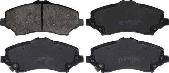 FEBI Bilstein 116063 - Тормозные колодки, дисковые, комплект abcparts.ee