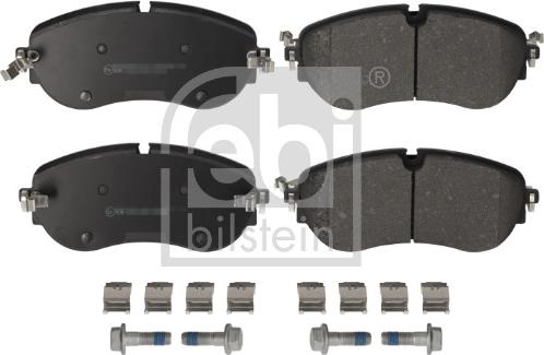 FEBI Bilstein 188191 - Тормозные колодки, дисковые, комплект abcparts.ee
