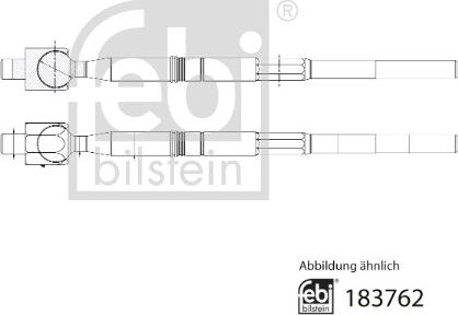 Febi Bilstein 183762 - Осевой шарнир рулевой тяги, внутренний abcparts.ee