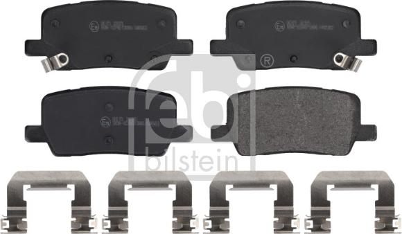 Febi Bilstein 183715 - Тормозные колодки, дисковые, комплект abcparts.ee