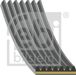 FEBI Bilstein 182992 - Поликлиновой ремень abcparts.ee